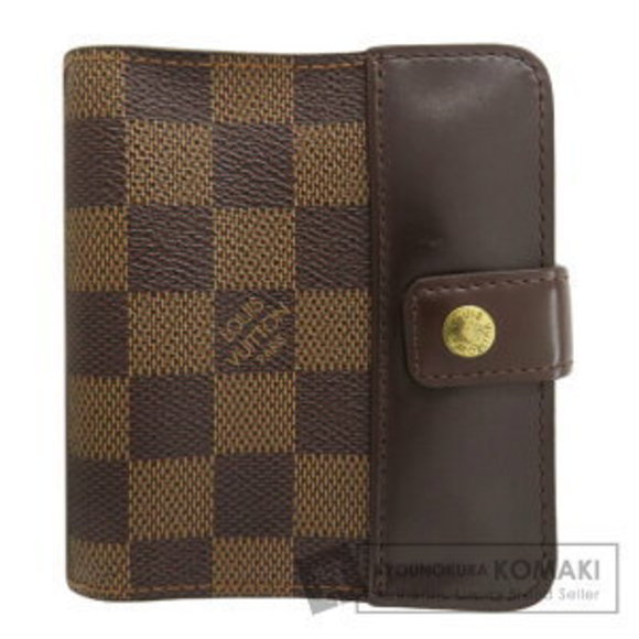 Louis Vuitton Zip Bifold Wallet Coin Damier Canvas - Picture 1 of 9